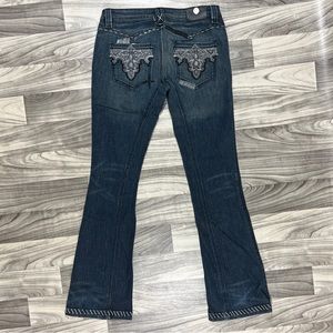 SOLD  Antik Denim Bootcut Jeans size 29, Distressed